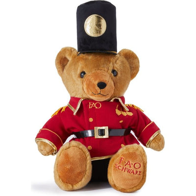 FAO Schwarz Plush Fallon Favorites 16" Toy Soldier Plush Bear