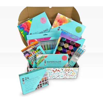 iHeartArt Creativity I Heart Watercolor Art Supply Bundle