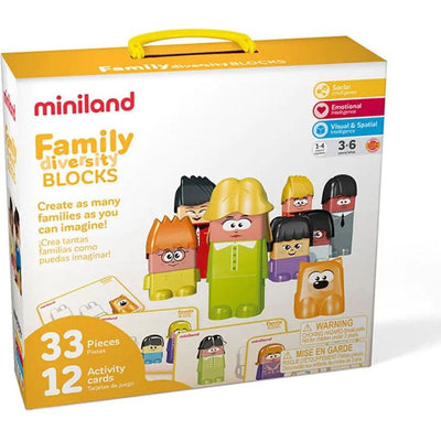 miniland Preschool Family Diversity Blocks