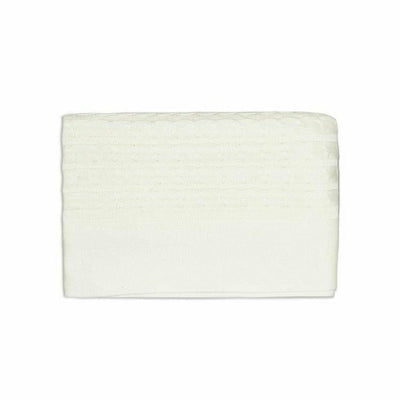 Rian Tricot Room Decor Off-White Crib Blanket